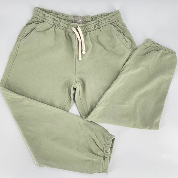 Everlane The Track Jogger Sweatpants in Pale Green Size Large NWOT - Picture 5 of 8